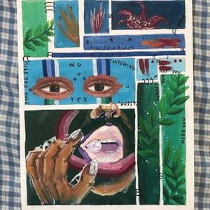 Original Art piece PRINT. 11x8 size